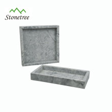 Natural Marble Stone Vanity Tray, Organizer Tray